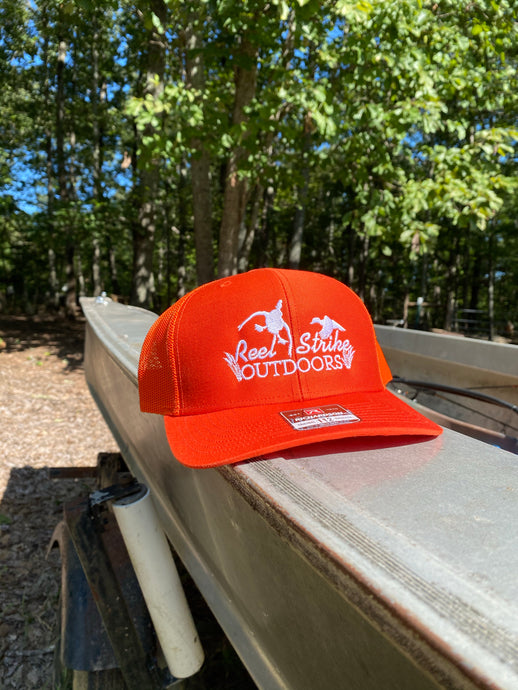 Solid Orange Cupped up Hat
